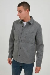 !Solid Steppjacke Liam Hellgrau/Dunkelgrau/Grau