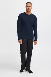 !Solid Strickpullover SDKarl Dunkelblau/Blau