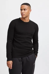 !Solid Strickpullover SDKarl Schwarz