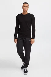 !Solid Strickpullover SDKarl Schwarz