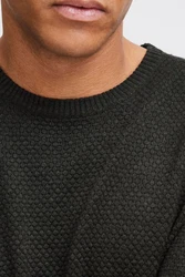 !Solid Strickpullover SDKarl Schwarz/Dunkelgrau/Dunkelgrün/Grau