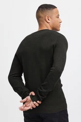 !Solid Strickpullover SDKarl Schwarz/Dunkelgrau/Dunkelgrün/Grau