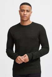 !Solid Strickpullover SDKarl Schwarz/Dunkelgrau/Dunkelgrün/Grau