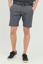 Indicode Chinoshorts IDLozano Chino Shorts mit Gürtel Dunkelgrau/Grau/Hellgrau/Dunkelblau