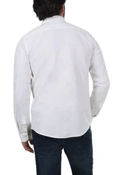 Indicode Langarmhemd IDLuan Weiß/Grau/Creme
