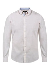 Indicode Langarmhemd IDLuan Weiß/Beige/Khaki/Grau
