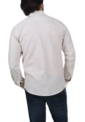 Indicode Langarmhemd IDLuan Weiß/Beige/Khaki/Grau