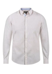 Indicode Langarmhemd IDLuan Weiß/Beige/Khaki/Grau