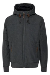 Indicode Kurzjacke IDHannibal Herren Übergangsjacke mit Kapuze 