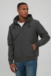 Indicode Kurzjacke IDHannibal Herren Übergangsjacke mit Kapuze 
