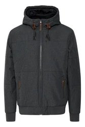 Indicode Kurzjacke IDHannibal Herren Übergangsjacke mit Kapuze 