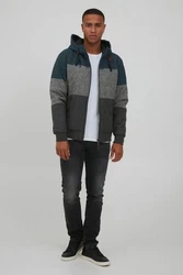 Indicode Kurzjacke IDHannibal Herren Übergangsjacke mit Kapuze 