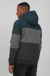 Indicode Kurzjacke IDHannibal Herren Übergangsjacke mit Kapuze 