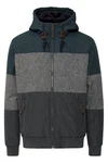 Indicode Kurzjacke IDHannibal Herren Übergangsjacke mit Kapuze 