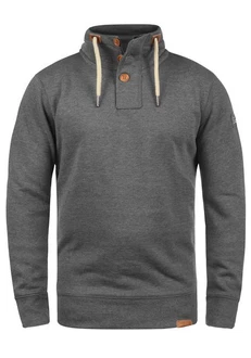 !Solid TripTroyer Herren Sweatshirt Pullover Troyer Pulli Mit Stehkragen Und Knopfverschluss Grau/Dunkelgrau/Hellgrau !Solid TripTroyer Herren Sweatshirt Pullover Troyer Pulli Mit Stehkragen Und Knopfverschluss Grau/Dunkelgrau/Hellgrau