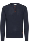 !Solid Terrance Herren Strickpullover Dunkelblau/Hellblau/Blau