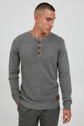 !Solid Terrance Herren Strickpullover Grau/Hellgrau/Dunkelgrau