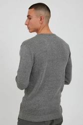 !Solid Terrance Herren Strickpullover Grau/Hellgrau/Dunkelgrau