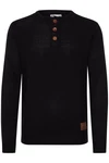 !Solid Terrance Herren Strickpullover Schwarz
