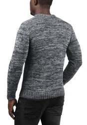!Solid Strickpullover SDPhilemon Dunkelblau/Grau/Dunkelgrau