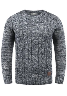 !Solid Strickpullover SDPhilemon Dunkelblau/Grau/Dunkelgrau