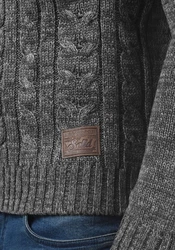 !Solid Strickpullover SDPhilemon Dunkelgrau/Grau