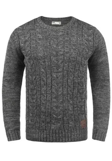 !Solid Strickpullover SDPhilemon Dunkelgrau/Grau