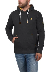 !Solid Kapuzenpullover Hoodie Kenan Dunkelgrau/Schwarz/Grau/Gelb