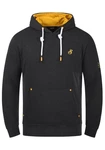 !Solid Kapuzenpullover Hoodie Kenan Dunkelgrau/Schwarz/Grau/Gelb