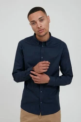!Solid Langarmhemd SDTyler LS 21103247 Navy (4116)