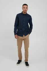 !Solid Langarmhemd SDTyler LS 21103247 Navy (4116)