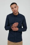!Solid Langarmhemd SDTyler LS 21103247 Navy (4116)