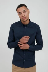 !Solid Langarmhemd SDTyler LS 21103247 Navy (4116)