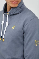 !Solid Herren Sweatshirt Pullover SDKaan mit Tube-Kragen Grau/Dunkelblau/Blau/Hellblau