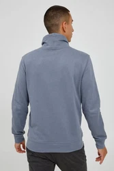 !Solid Herren Sweatshirt Pullover SDKaan mit Tube-Kragen Grau/Dunkelblau/Blau/Hellblau