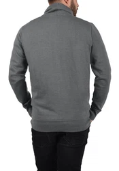 !Solid Herren Sweatshirt Pullover SDKaan mit Tube-Kragen Dunkelgrau/Hellgrau/Grau