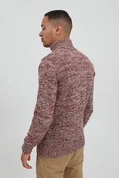!Solid Troyer SDPhilostrate Strickpulli Dunkelrot/Bordeaux/Rot