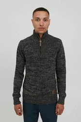 !Solid Troyer SDPhilostrate Strickpulli Dunkelgrau/Schwarz/Grau/Dunkelblau