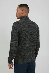!Solid Troyer SDPhilostrate Strickpulli Dunkelgrau/Schwarz/Grau/Dunkelblau