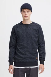 !Solid VituNeck Herren Sweatshirt Pullover Pulli Mit Rundhalsausschnitt Dunkelblau/Hellblau