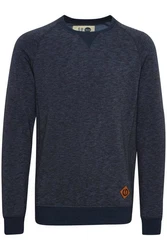 !Solid VituNeck Herren Sweatshirt Pullover Pulli Mit Rundhalsausschnitt Dunkelblau/Hellblau