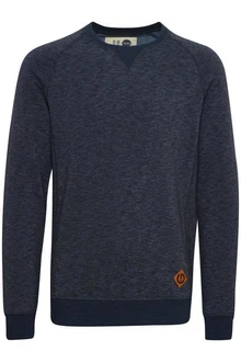 !Solid VituNeck Herren Sweatshirt Pullover Pulli Mit Rundhalsausschnitt Dunkelblau/Hellblau
