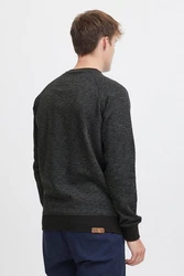 !Solid VituNeck Herren Sweatshirt Pullover Pulli Mit Rundhalsausschnitt Med Grey