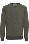 !Solid VituNeck Herren Sweatshirt Pullover Pulli Mit Rundhalsausschnitt Dunkelgrün/Grau