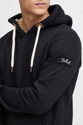 !Solid Hoodie SDTripHood Kapuzensweatshirt Schwarz/Dunkelgrau/Grau