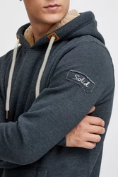 !Solid Hoodie SDTripHood Kapuzensweatshirt Dunkelblau/Grau/Blau