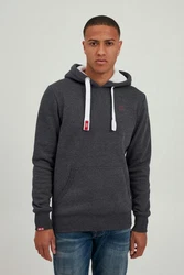 Solid Hoodie SDBennHood Kapuzensweatshirt Rot/Dunkelgrau/Hellgrau/Grau