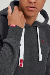 Solid Hoodie SDBennHood Kapuzensweatshirt Rot/Dunkelgrau/Hellgrau/Grau