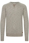 !Solid Strickpullover SDThian Grau/Hellgrau/Khaki