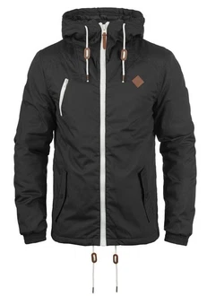!Solid Herren Übergangsjacke Tilden/Tilas Schwarz/Dunkelgrau/Khaki